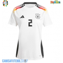 Camisa de time de futebol Alemanha Antonio Rudiger #2 Replicas 1º Equipamento Europeu 2024 Manga Curta